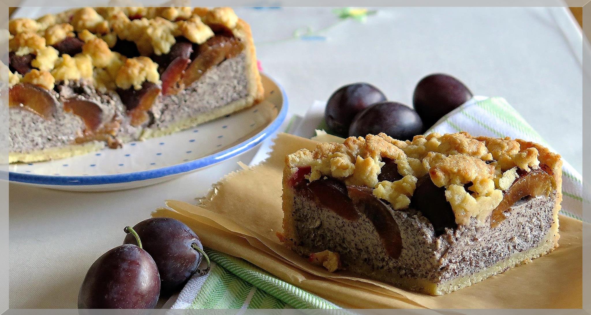 Quark-Mohn-Zwetschgenkuchen